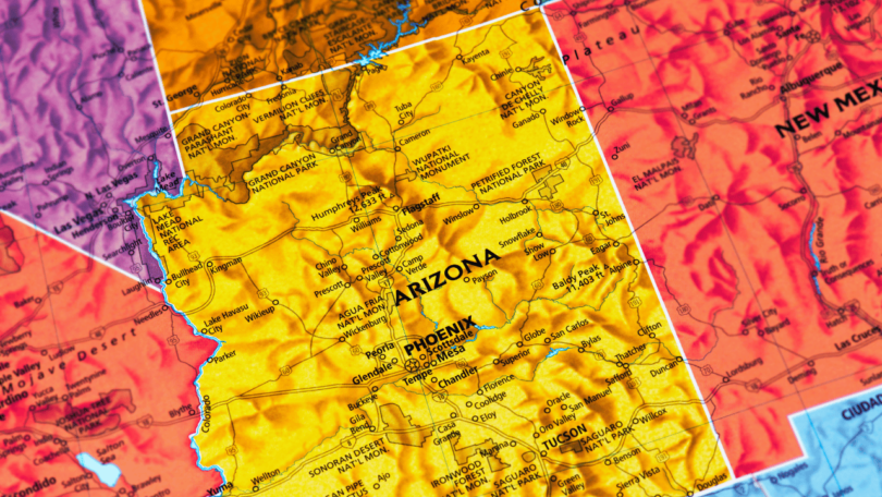 Arizona map