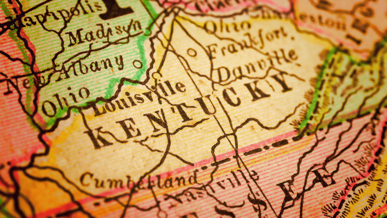 Kentucky map