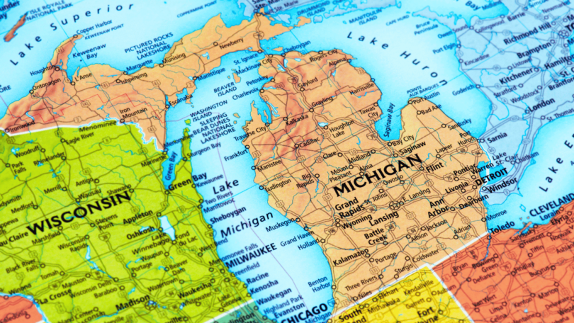 Michigan map